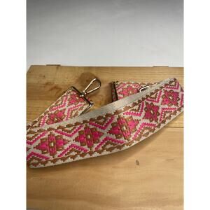 Pink Canvas Bag Strap